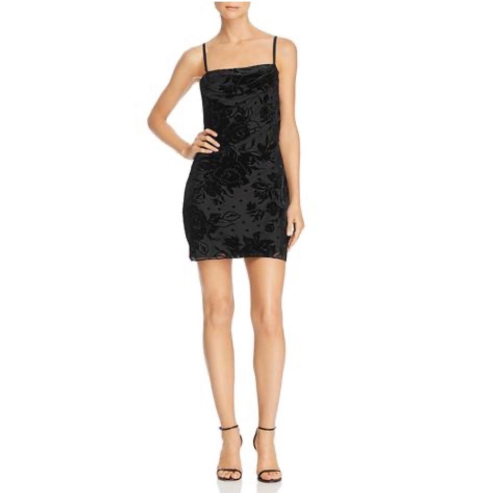 Parker Womens Salem Velvet Floral Cocktail Dress 0